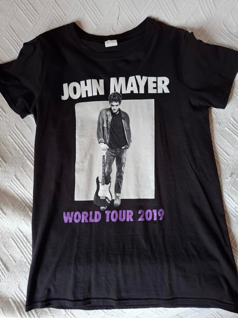 Te koop: T-shirt John Mayer World Tour 2019, Ophalen, Gebruikt, Kleding