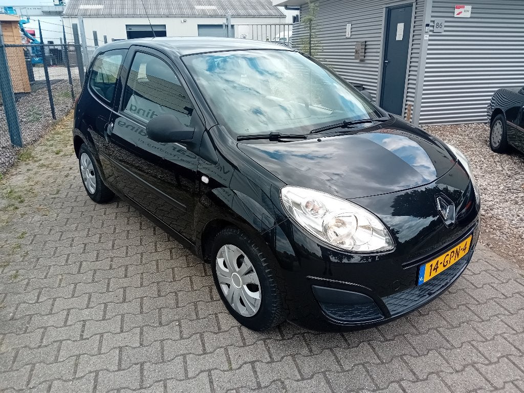 Renault Twingo 1.1 2008 Zwart APK 09-07-2027!! NETTE AUTO!!, Auto's, Voorwielaandrijving, 4 cilinders, 58 pk, Zwart