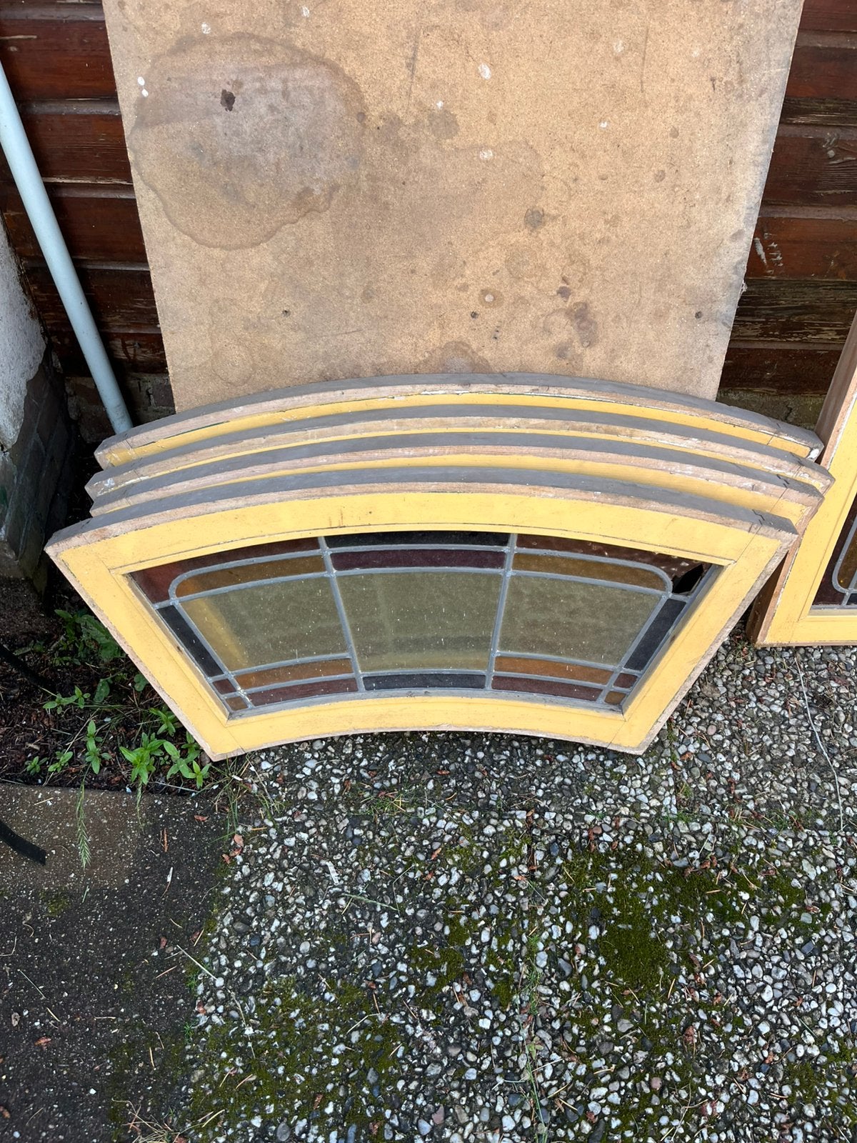 Glas in lood ramen, Doe-het-zelf en Verbouw, Glas en Ramen, Ophalen, Gebruikt, Glas in lood, 80 tot 120 cm