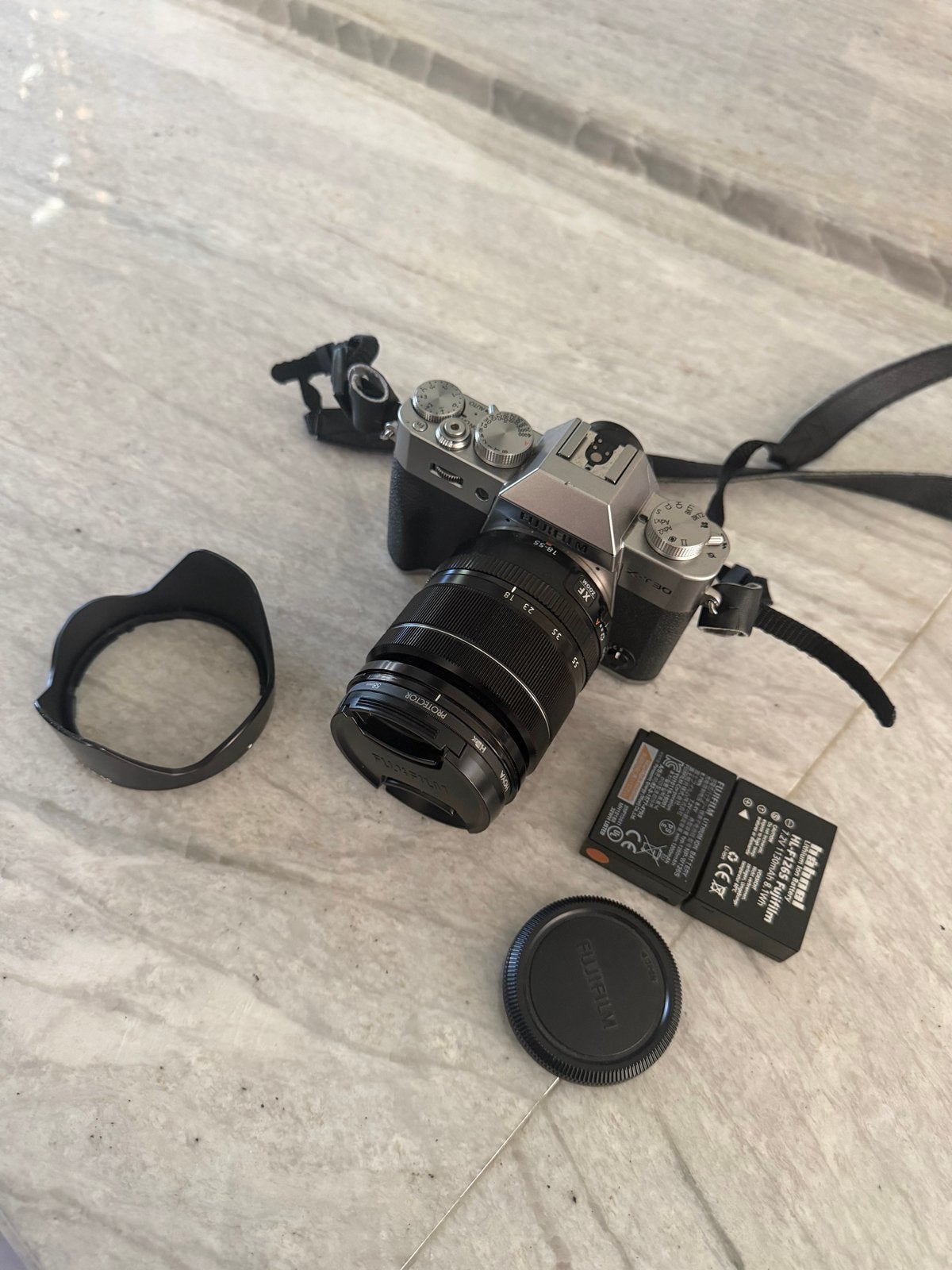 Fujifilm X-T30 Systeemcamera met XF 18-55mm lens, Gebruikt, Beeldstabilisatie, Ophalen of Verzenden, Fujifilm