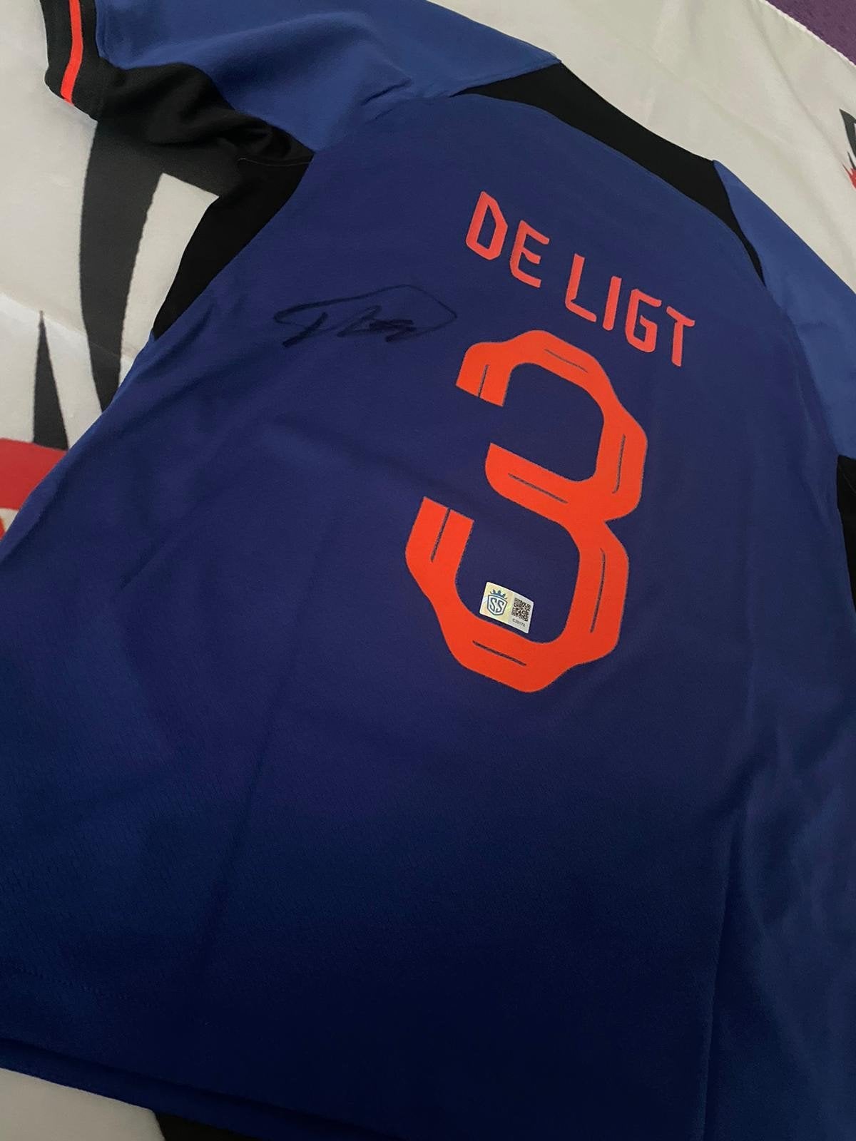 Gesigneerd Mathijs De Ligt #3, Verzamelen, Buitenlandse clubs, Shirt, Verzenden, .