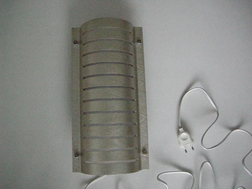 Lamp Strimma zilver Ikea vintage - nieuwst., Huis en Inrichting, Lampen | Wandlampen, Ophalen, Zo goed als nieuw, Hout, Vintage Ikea