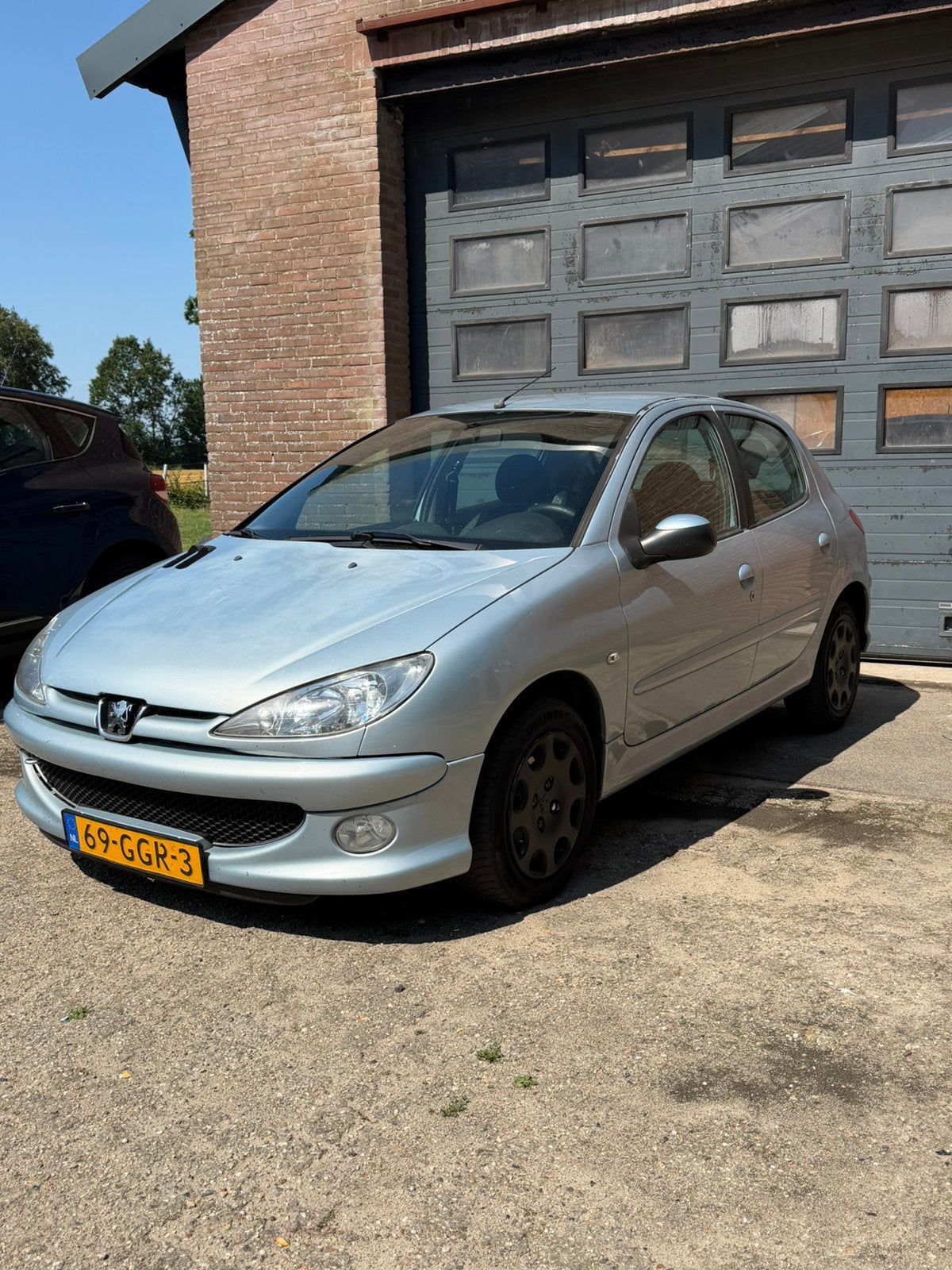 Peugeot 206 1.4 5D 2008 Grijs Airco NAP, Auto's, Voorwielaandrijving, 31 €/maand, 4 cilinders, Origineel Nederlands