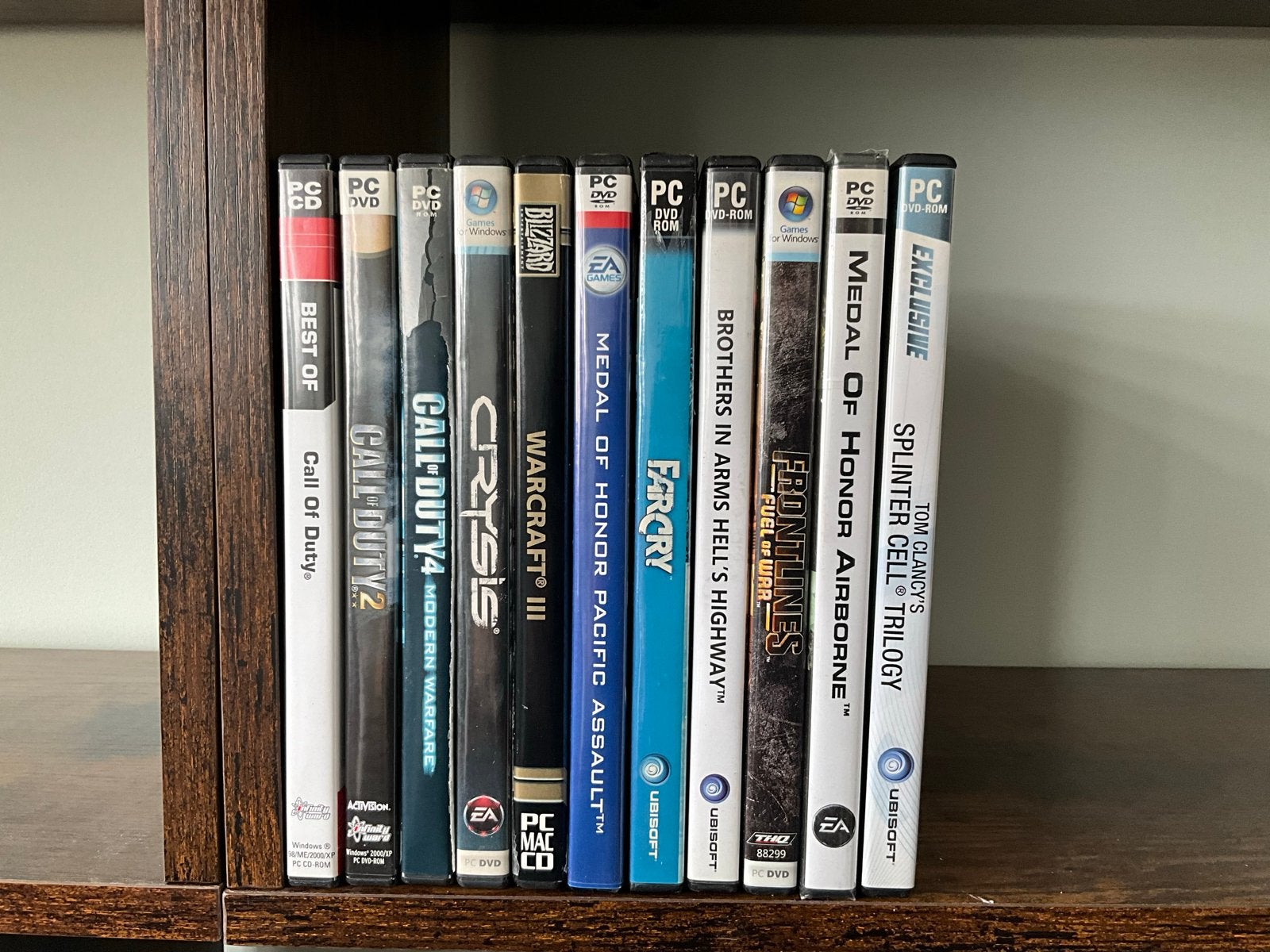 PC Games Collectie: Call of Duty, Far Cry, Crysis en meer, Online, Gebruikt, Shooter, 1 speler
