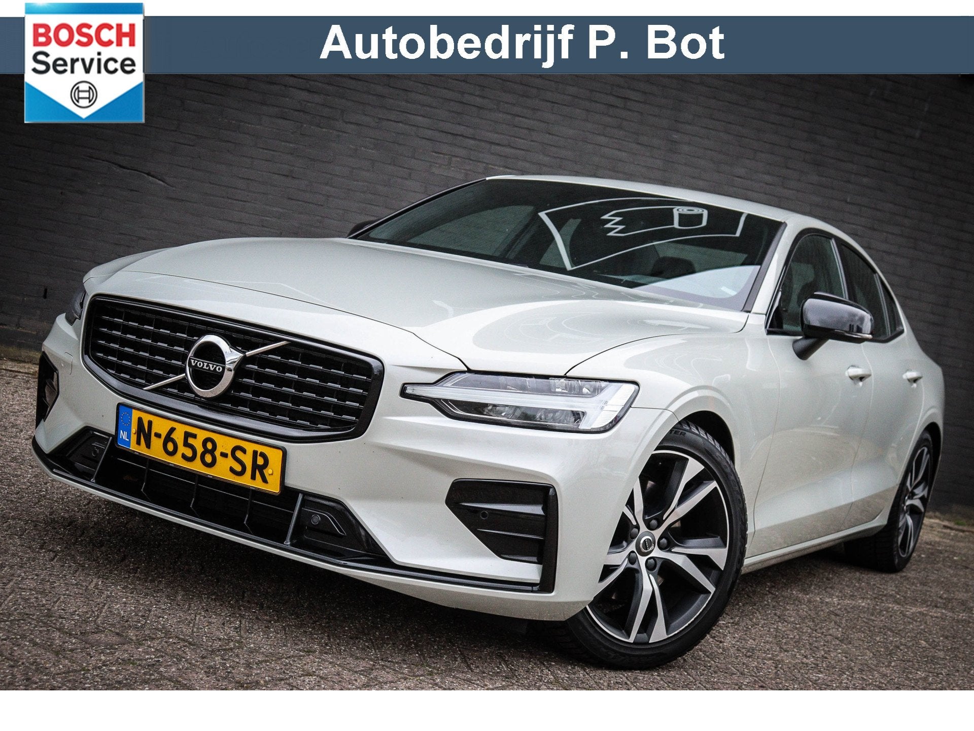 Volvo S60 2.0 B4 R-Design Navi/Camera/Leder/Trekhaak, Auto's, 4 cilinders, 1969 cc, S60, Bedrijf
