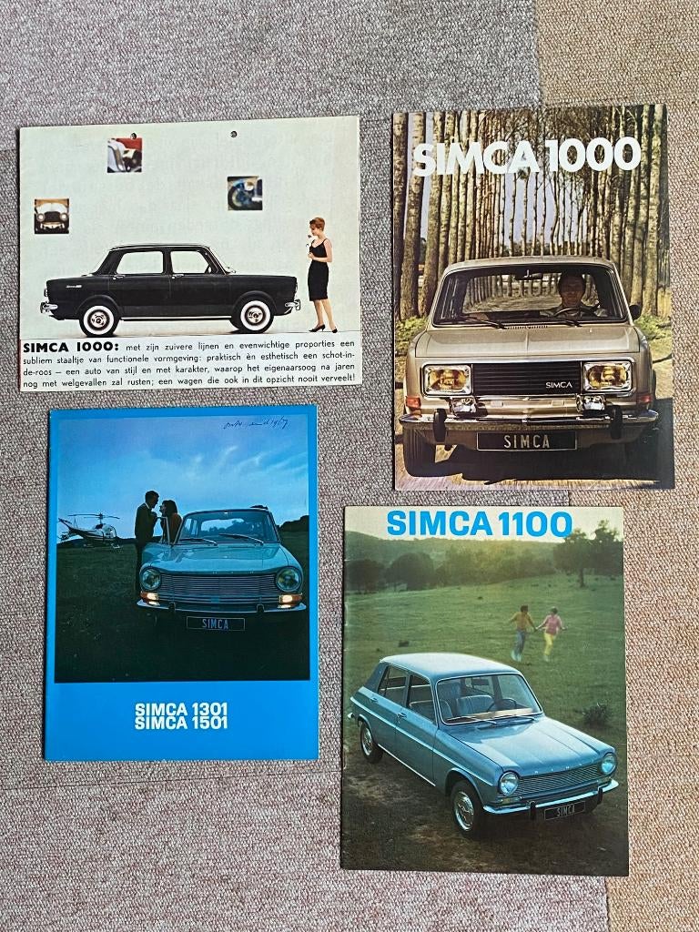 folders: SIMCA > 1000, 1100, 1301/1501, Onbekend, Ophalen of Verzenden, Zo goed als nieuw, Overige merken