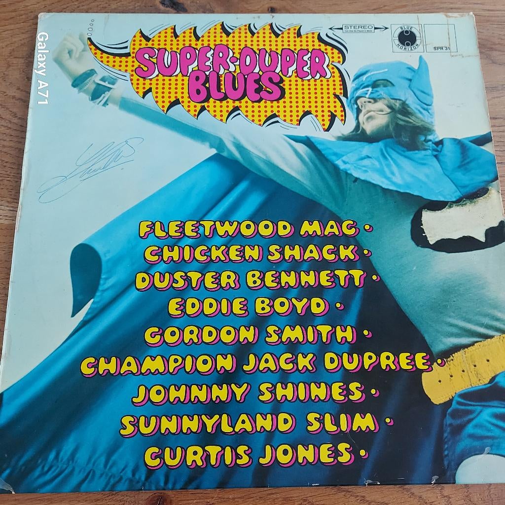 LP Super-Duper Blues (O.a. Fleetwood Mac/Chicken Shack), Cd's en Dvd's, Complilatie, Gebruikt, Ophalen of Verzenden, Pop