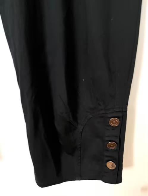 Airfield zwarte pantalon/capri maat 46[v], Zwart, Maat 46/48 (XL) of groter, Ophalen of Verzenden, Zo goed als nieuw
