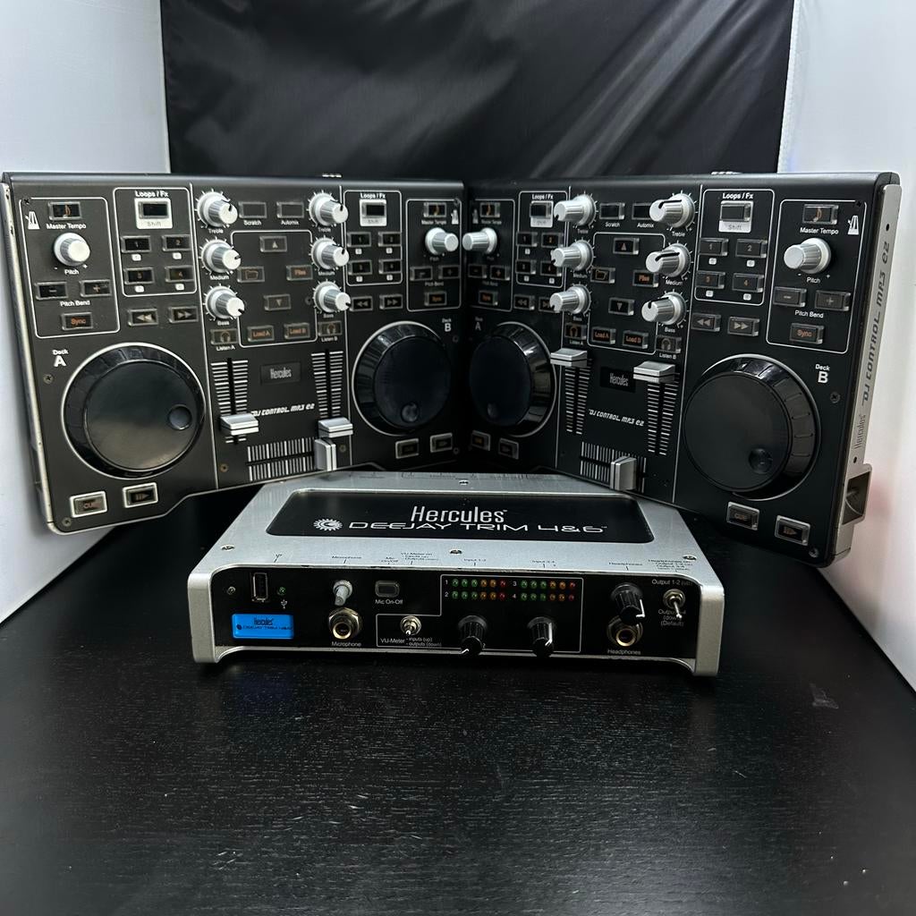 Hercules DJ Control MP3 e2 & Deejay Trim 4&6 DJ-set, Overige merken, G, Dj-set, Ophalen of Verzenden