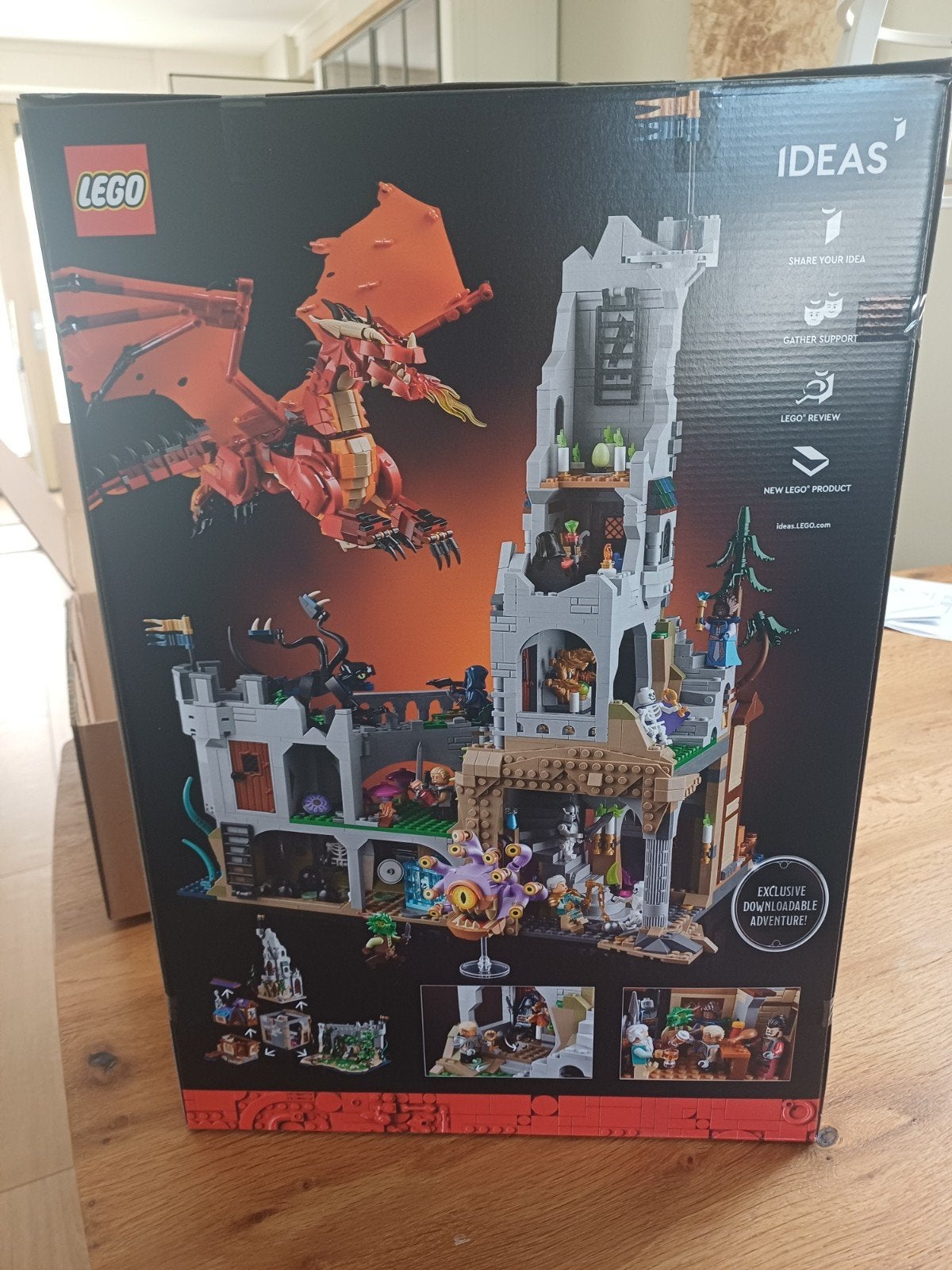 21348 LEGO Dungeons & Dragons: Draken en Kastelen (NIEUW), Lego, Nieuw, Ophalen of Verzenden, Ideas