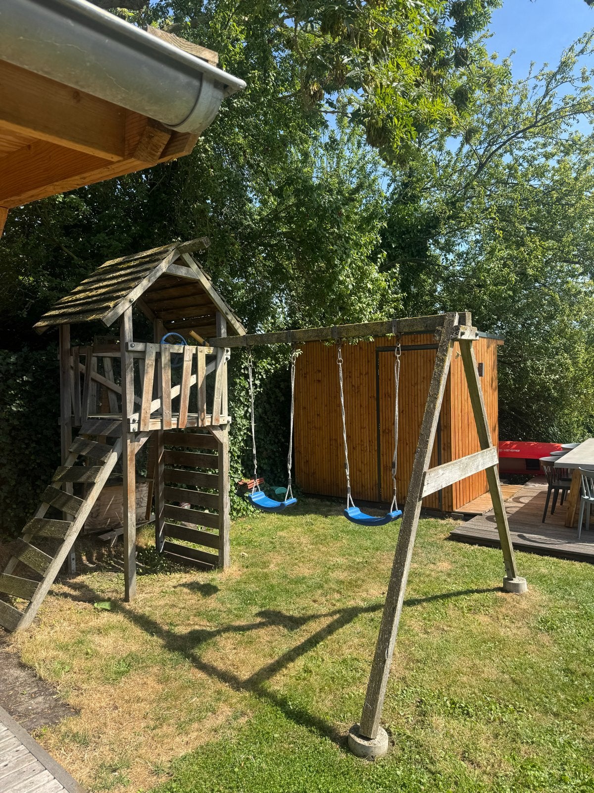 GRATIS: Speeltoestel met Schommel&Klimwand, Ophalen, Gebruikt, Schommel