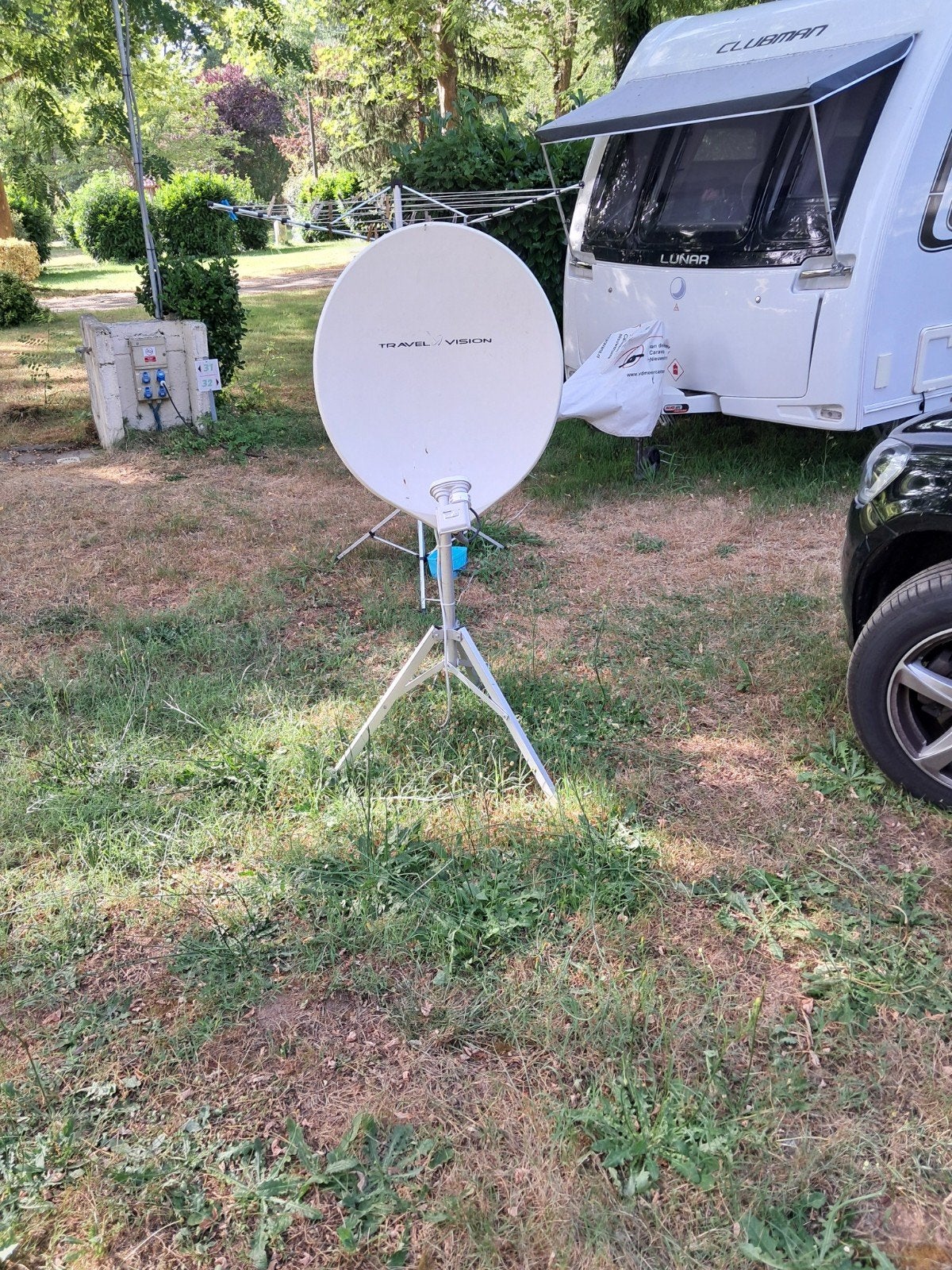 Travelvision R6 aut.schotel, Ophalen, Gebruikt