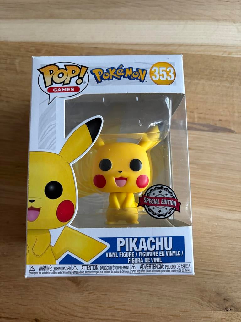Funko Pop Pokémon Pikachu #353 Special Edition, Verzamelen, Poppetjes en Figuurtjes, Ophalen of Verzenden, Nieuw