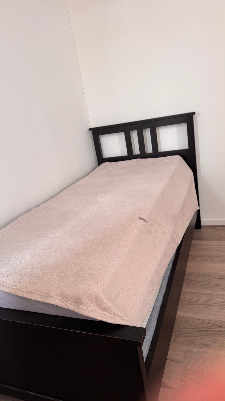 1 persoonsbed, Ophalen, 90 cm, Eenpersoons, Wit