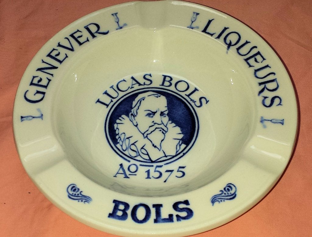Bols asbak, 50/60er jaren, Verzenden, Zo goed als nieuw, Asbak