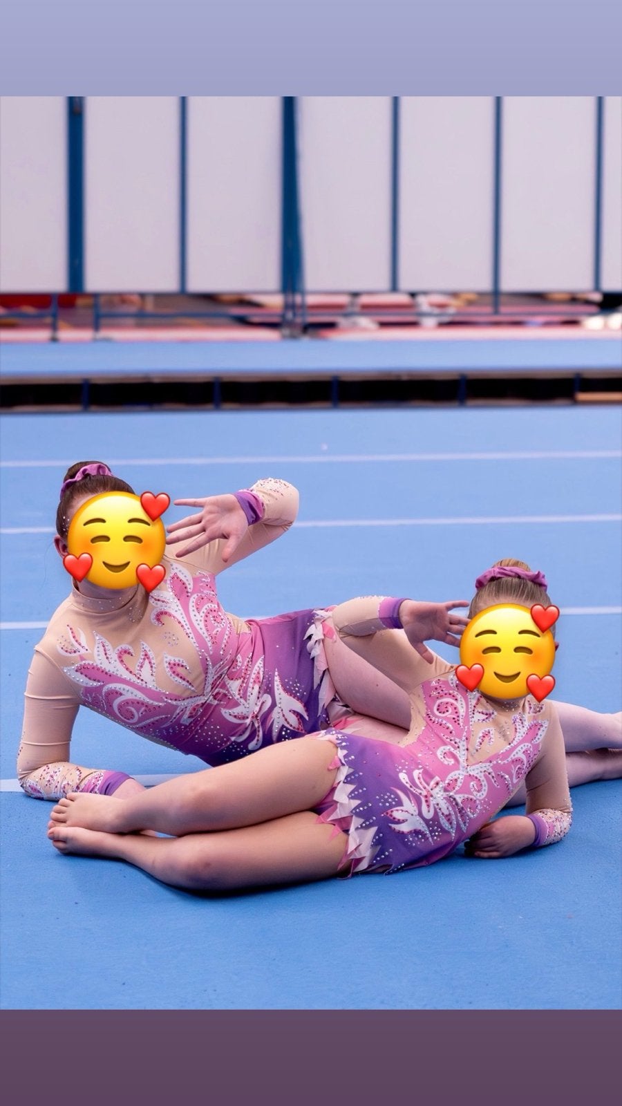 Acro pakje Duo maat M/L en 134/140, Kleding | Dames, Sportkleding, Paars, Ophalen of Verzenden, Zo goed als nieuw, Maat 42/44 (L)