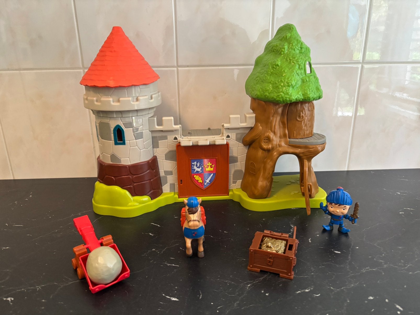 Mike de ridder set, Kinderen en Baby's, Speelgoed | Fisher-Price, Ophalen, Gebruikt, Speelset