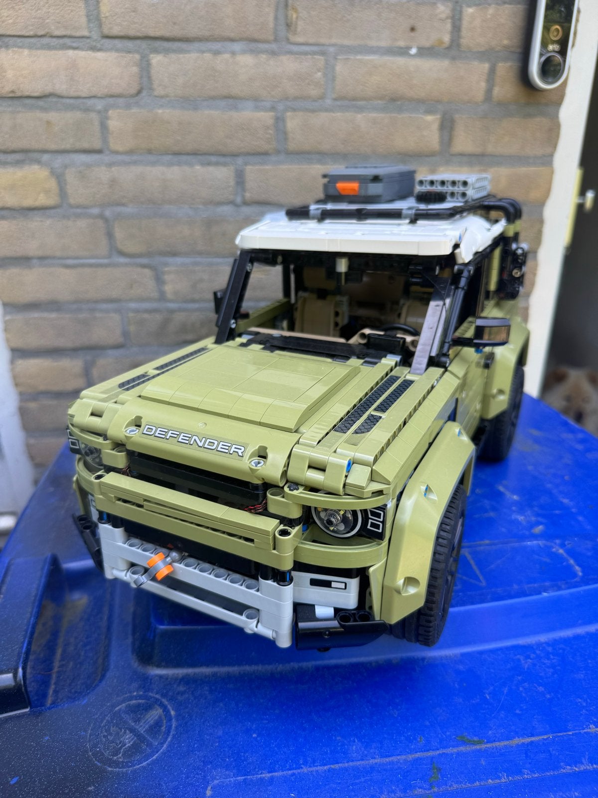 LEGO Technic Land Rover Defender 42110 met verlichting, Ophalen of Verzenden, Zo goed als nieuw, Overige merken