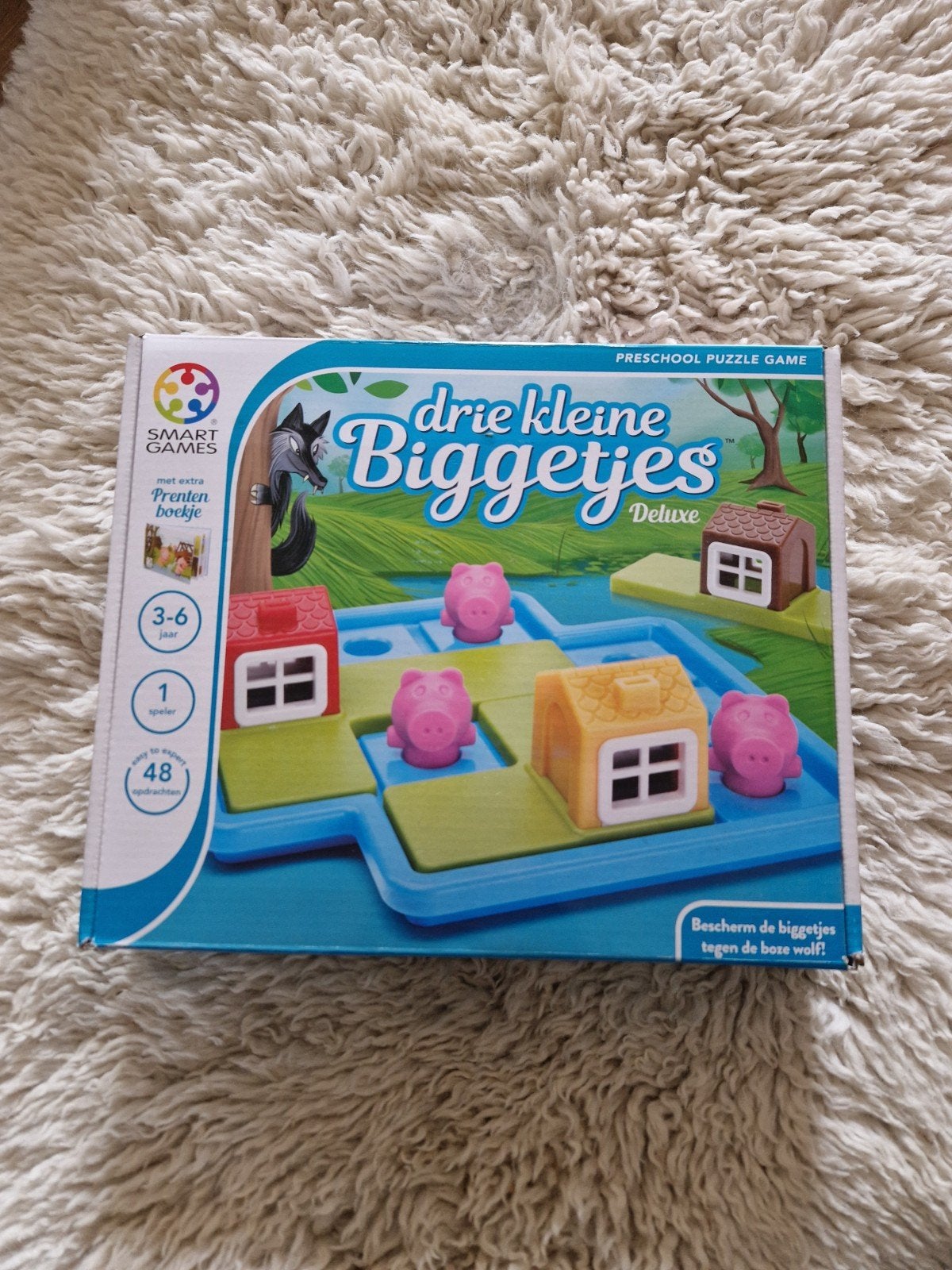 SmartGames Drie Kleine Biggetjes Deluxe spel, Ophalen, Zo goed als nieuw, Puzzelen