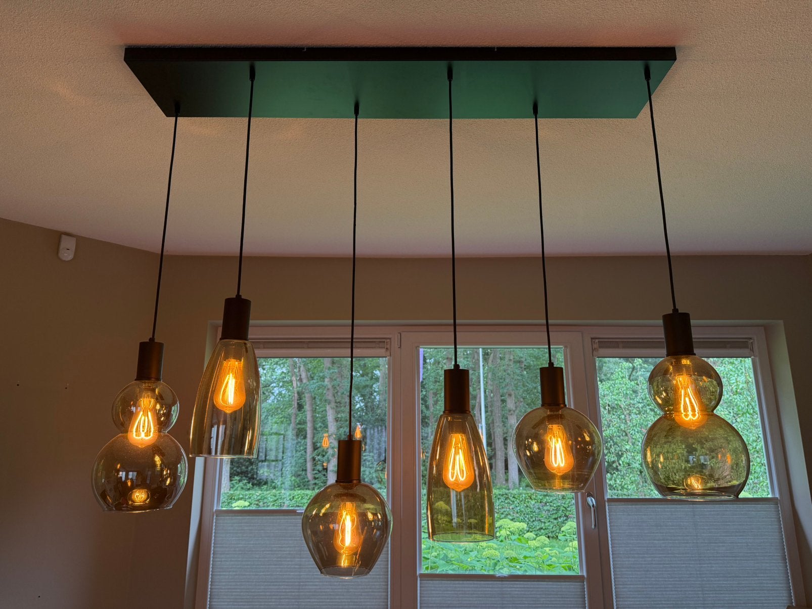 Hanglamp voor boven keukentafel keukenlamp hang lamp, Ophalen, Zo goed als nieuw, 50 tot 75 cm