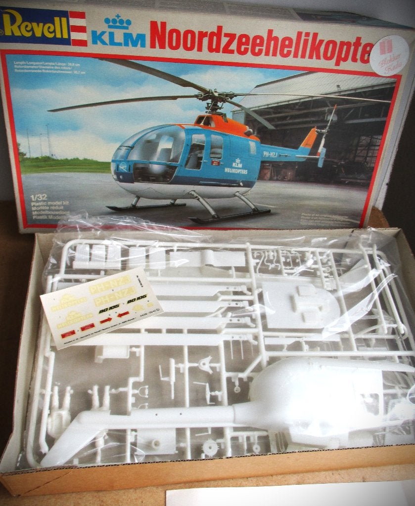 KLM Noordzee Helikopter BO 105~Nieuw~Modelbouw~Revell, Hobby en Vrije tijd, Modelbouw | Vliegtuigen en Helikopters, Nieuw, Ophalen of Verzenden