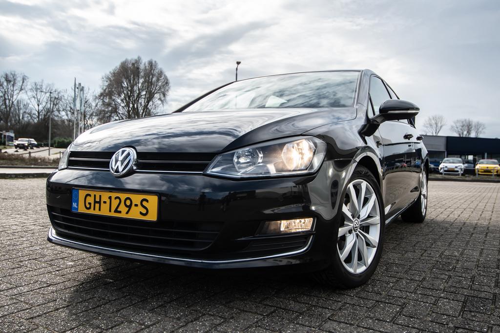 Volkswagen Golf 7 1.2 TSI 2015 | Navi | Cruise | Business |, Auto's, Voorwielaandrijving, 4 cilinders, Zwart, Origineel Nederlands