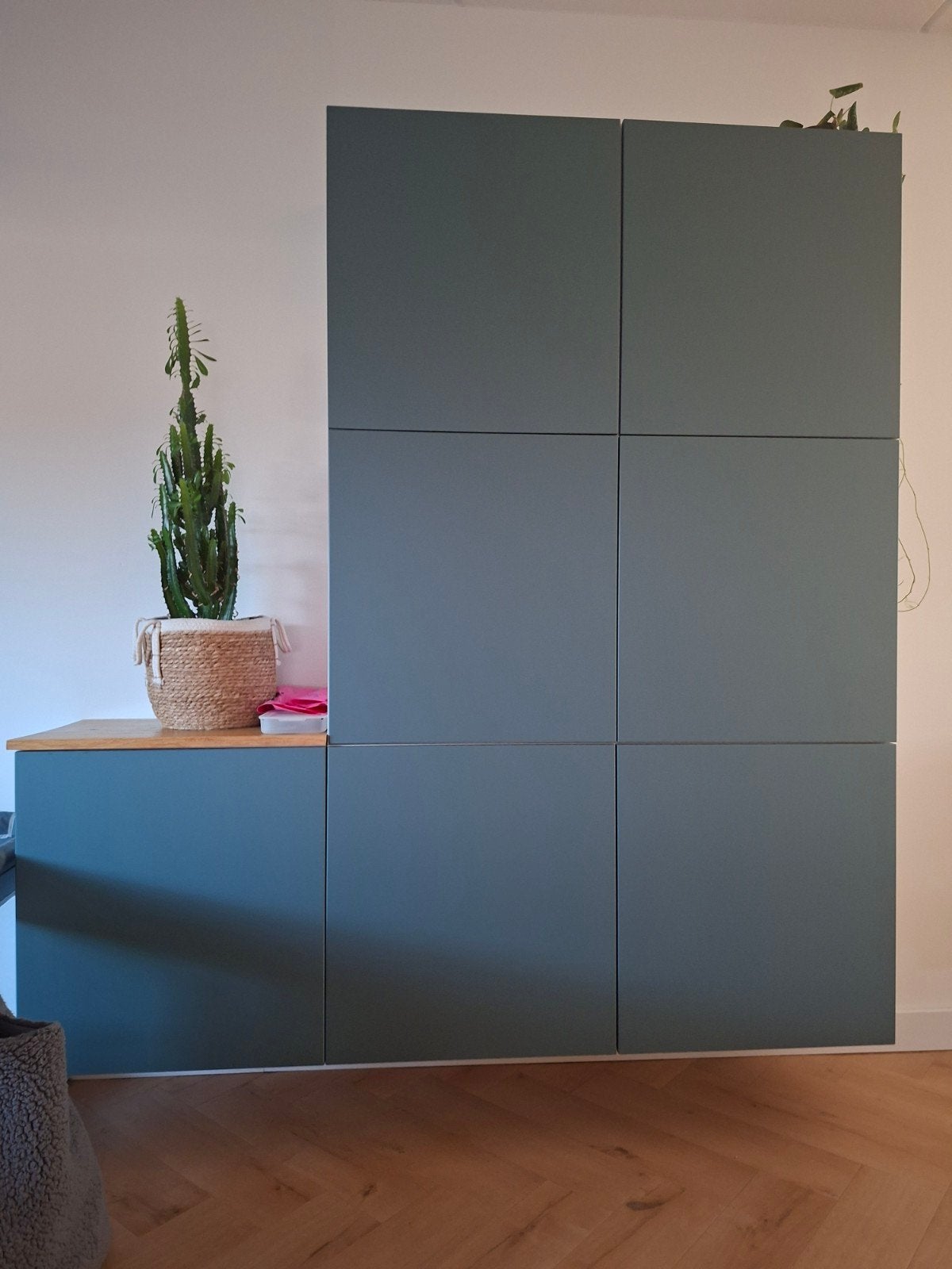 8 frontjes besta ikea grijsgroen turquoise, Ophalen, Minder dan 25 cm, 50 tot 100 cm, Minder dan 100 cm