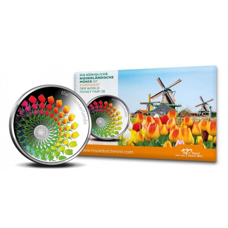 Penning Nederland KNM Royal Dutch Mint World Money Fair 2018, Verzenden, Koningin Beatrix, Overige waardes