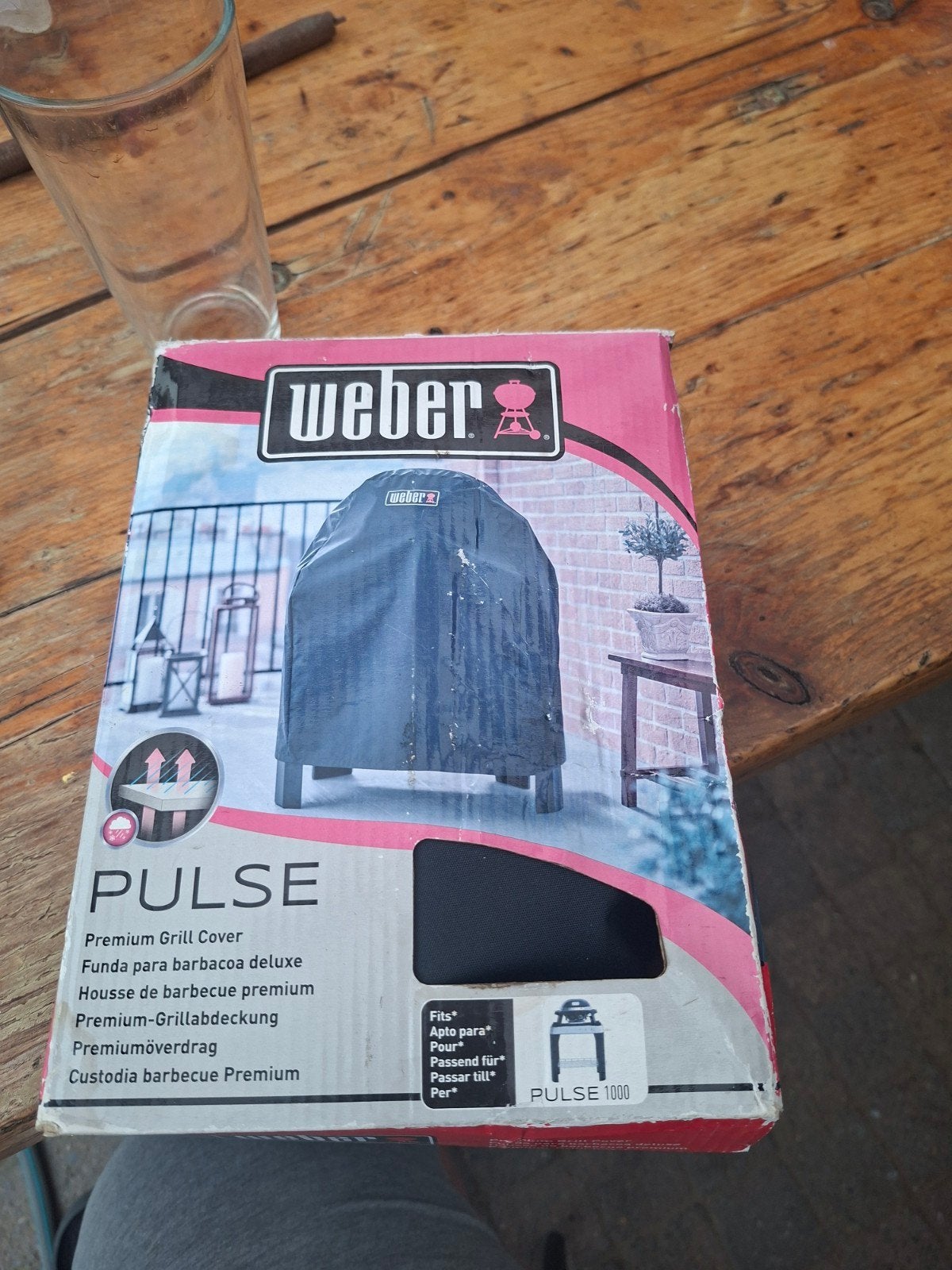 Weber Premium Grill Cover voor Pulse 1000 BBQ, Ophalen