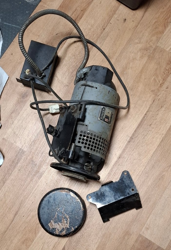 Zware Singer motor voor naaimachine, Ophalen, Gebruikt, Singer, Naaimachine