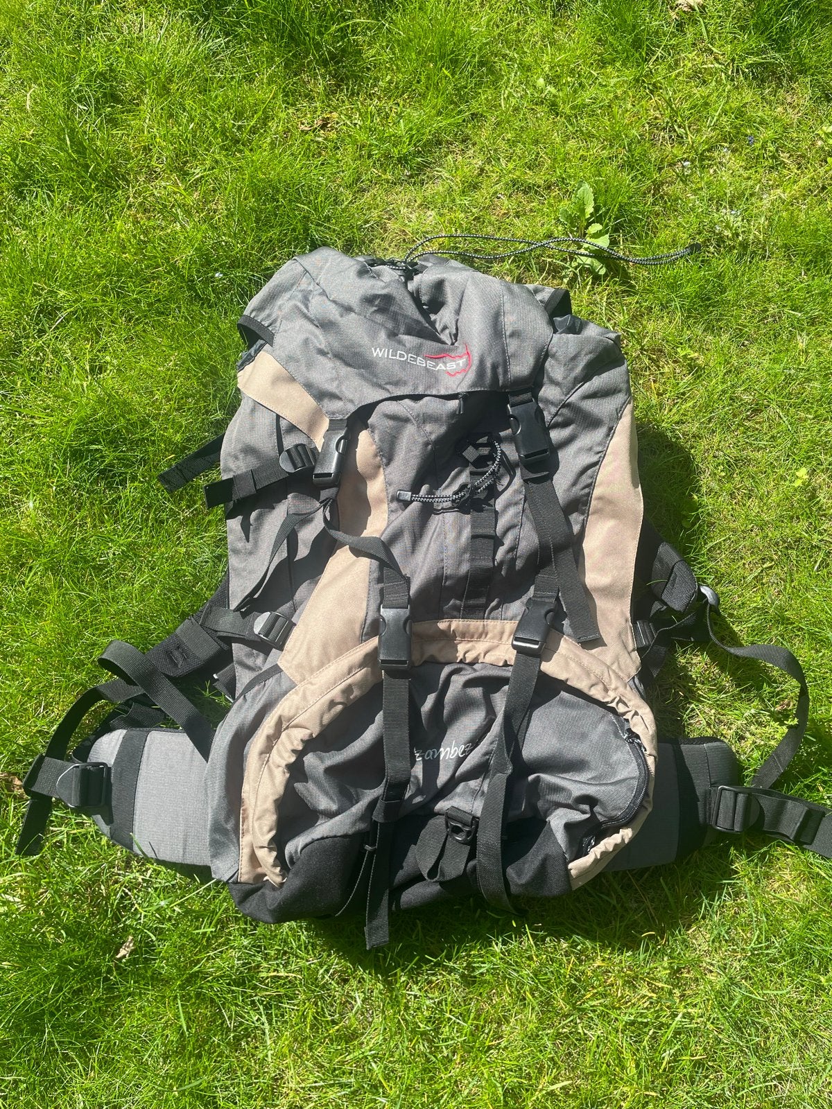 Wildebeast Backpack 60L - Ideaal voor Hiken & Reizen, Ophalen of Verzenden, Zo goed als nieuw
