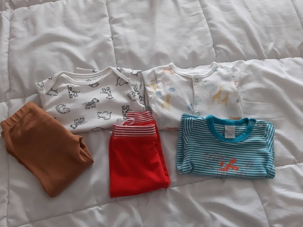 Pakketje babykleding jongens Mt 62, Ophalen of Verzenden, Zo goed als nieuw, Maat 62