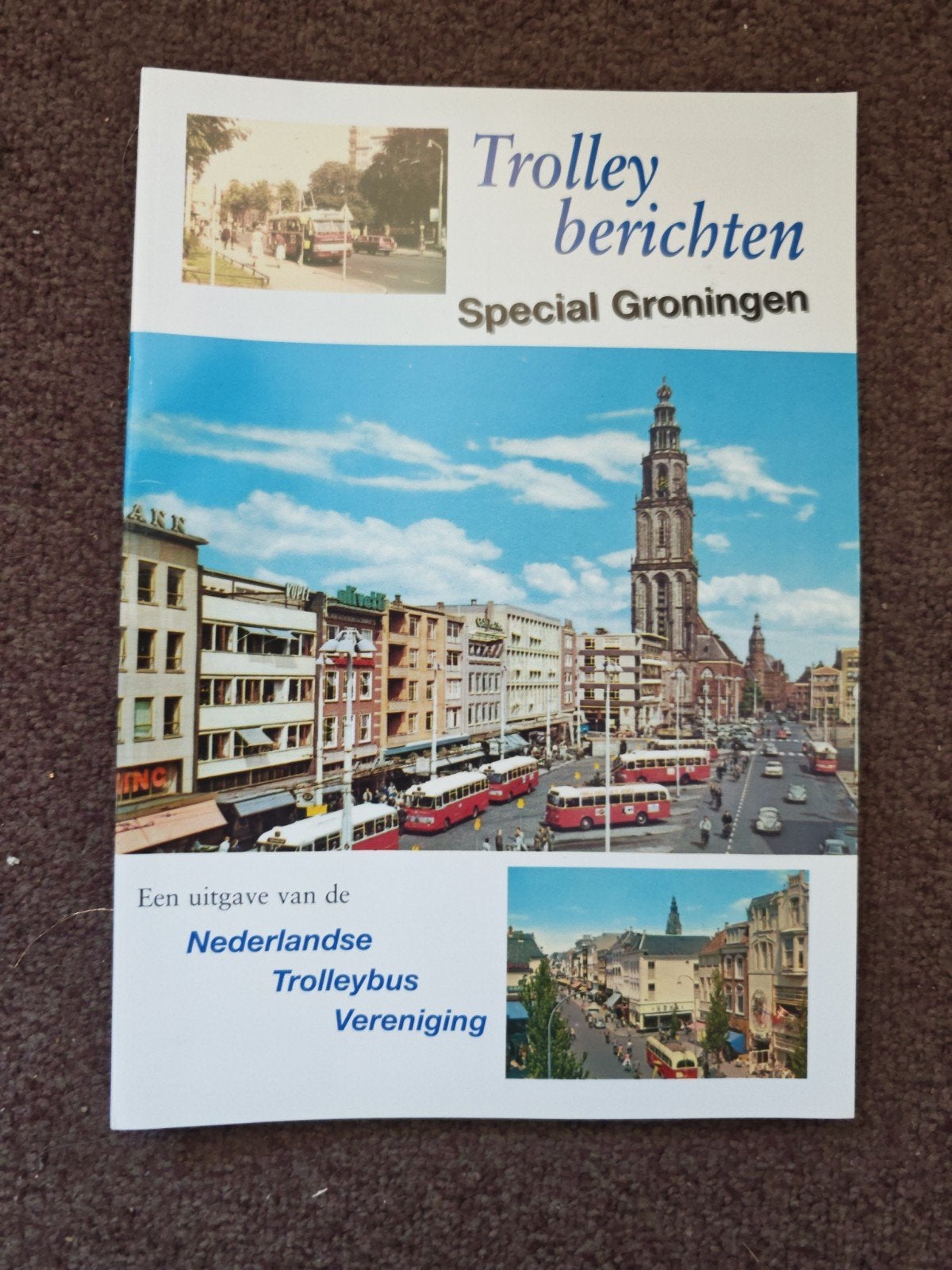 Trolley Berichten Special Groningen - Nederlandse Trolleybus, Ophalen of Verzenden, Boek of Tijdschrift