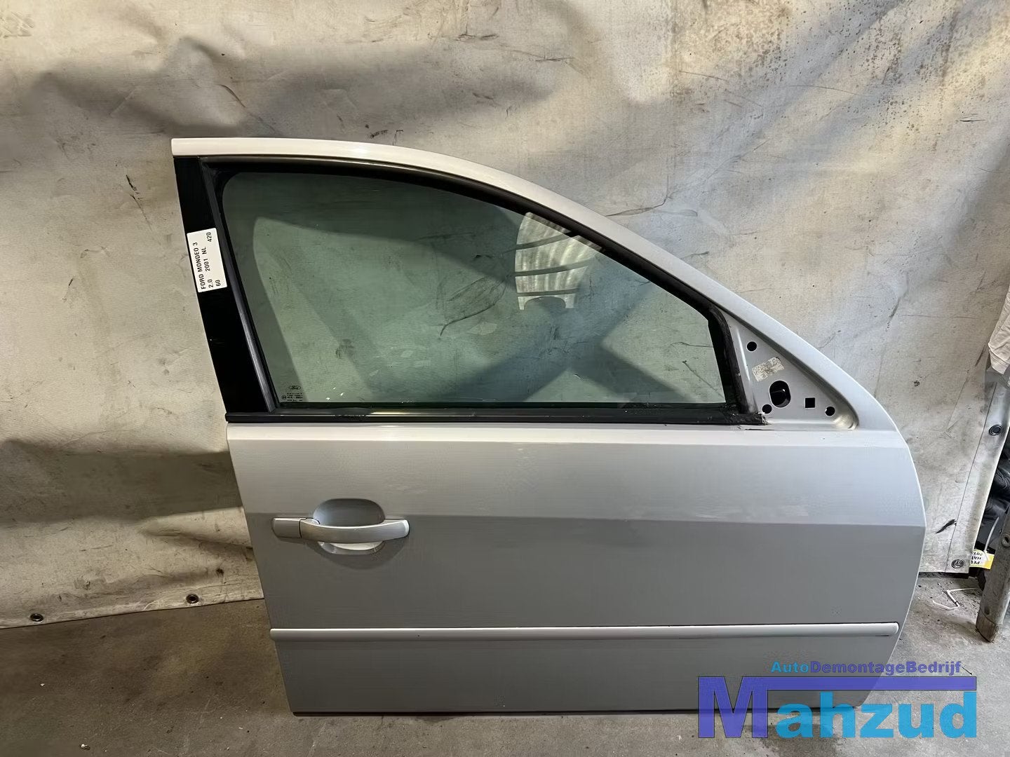 FORD MONDEO 3 Zilver 06 O6 Rechts voor deur 2000-2007, Auto-onderdelen, Gebruikt, Deur, Info@ford.com, Ophalen of Verzenden