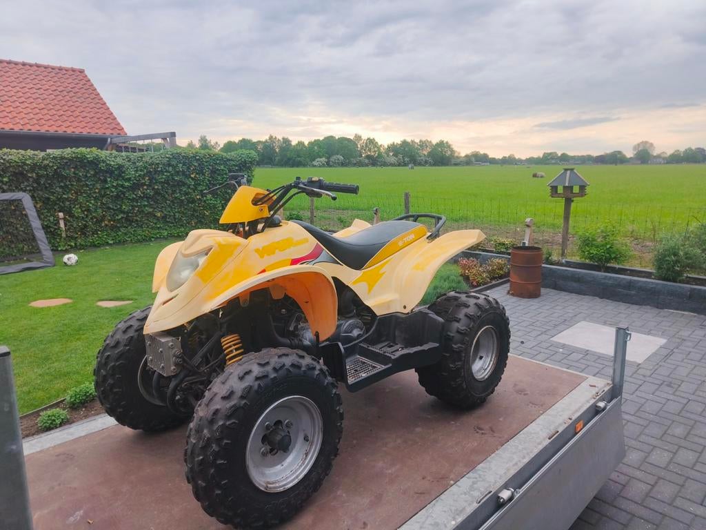 E-TON Quad - Gele ATV 150ccmet 6844 km op de teller