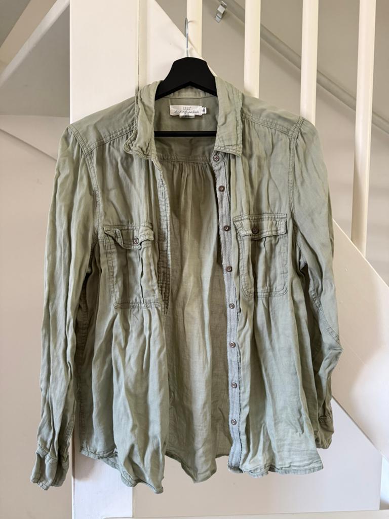 Igst Flodder blousje h&m mt 44 valt kleiner, Kleding | Dames, Ophalen of Verzenden, Zo goed als nieuw, Maat 42/44 (L), Groen
