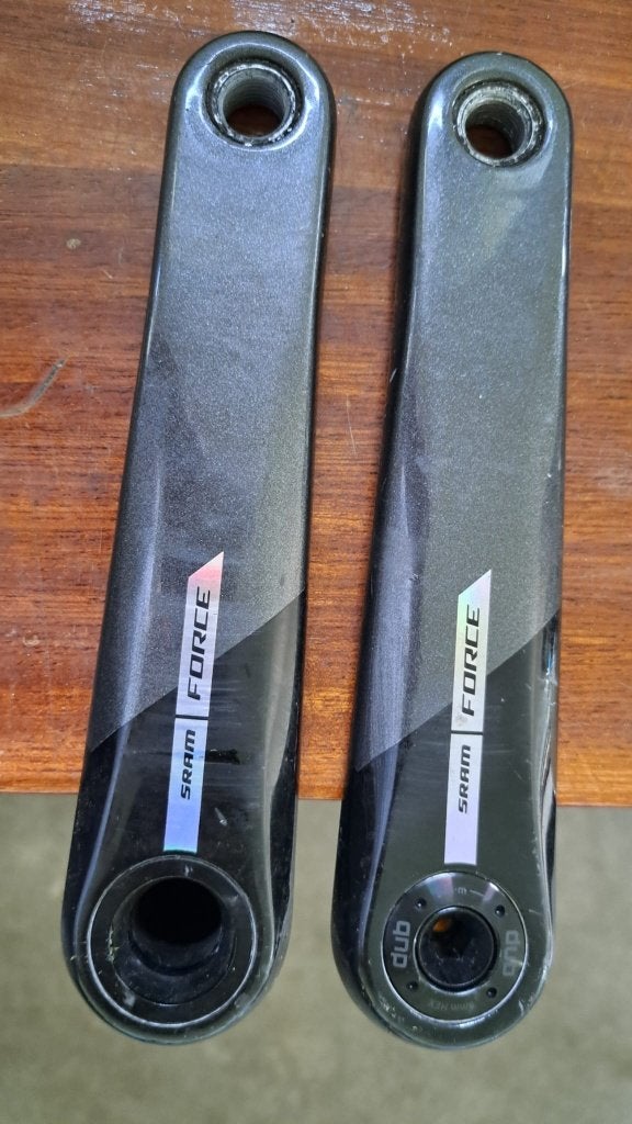 SRAM Force D2 crankset 172,5 mm, Crankstel of Pedalen, Ophalen of Verzenden, Zo goed als nieuw, SRAM