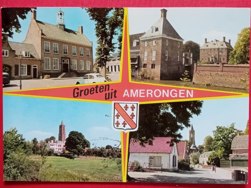 Ansichtkaart Amerongen, Verzamelen, Ansichtkaarten | Nederland, Ophalen of Verzenden