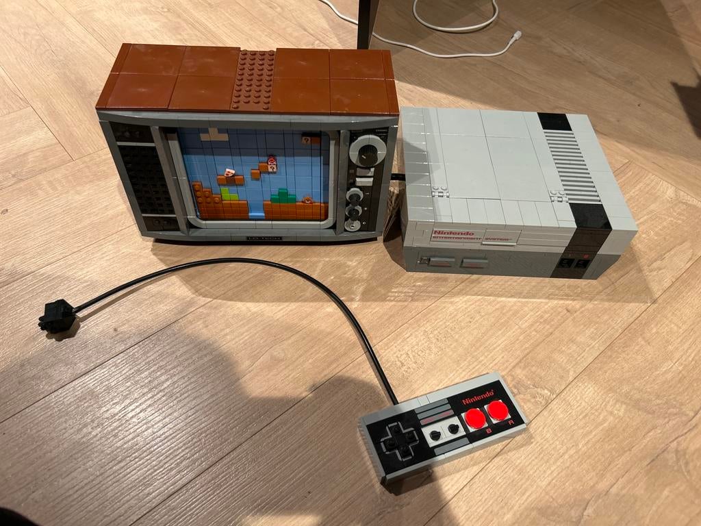 LEGO Super Mario, Spelcomputers en Games, Spelcomputers | Nintendo NES, Ophalen of Verzenden, Gebruikt, Met 1 controller