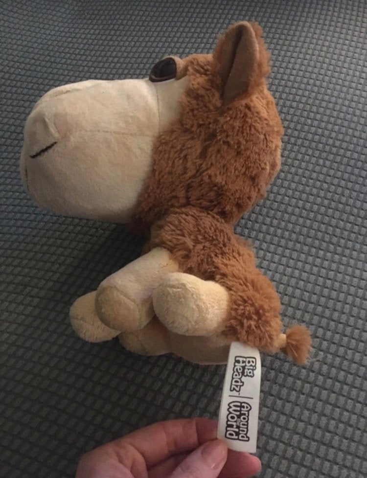 Big headz camel kameel met groot hoofd klein lijf, Ophalen of Verzenden, Zo goed als nieuw, Overige typen, Middelgroot (20 tot 80 cm)