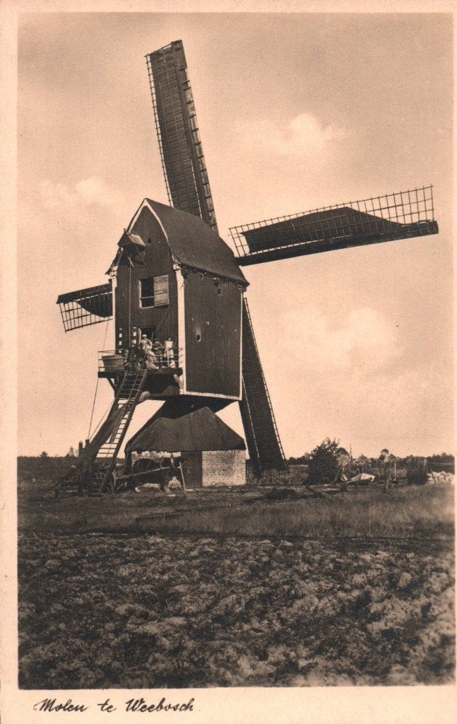 Ansichtkaart Weebosch, Verzenden, Noord-Brabant