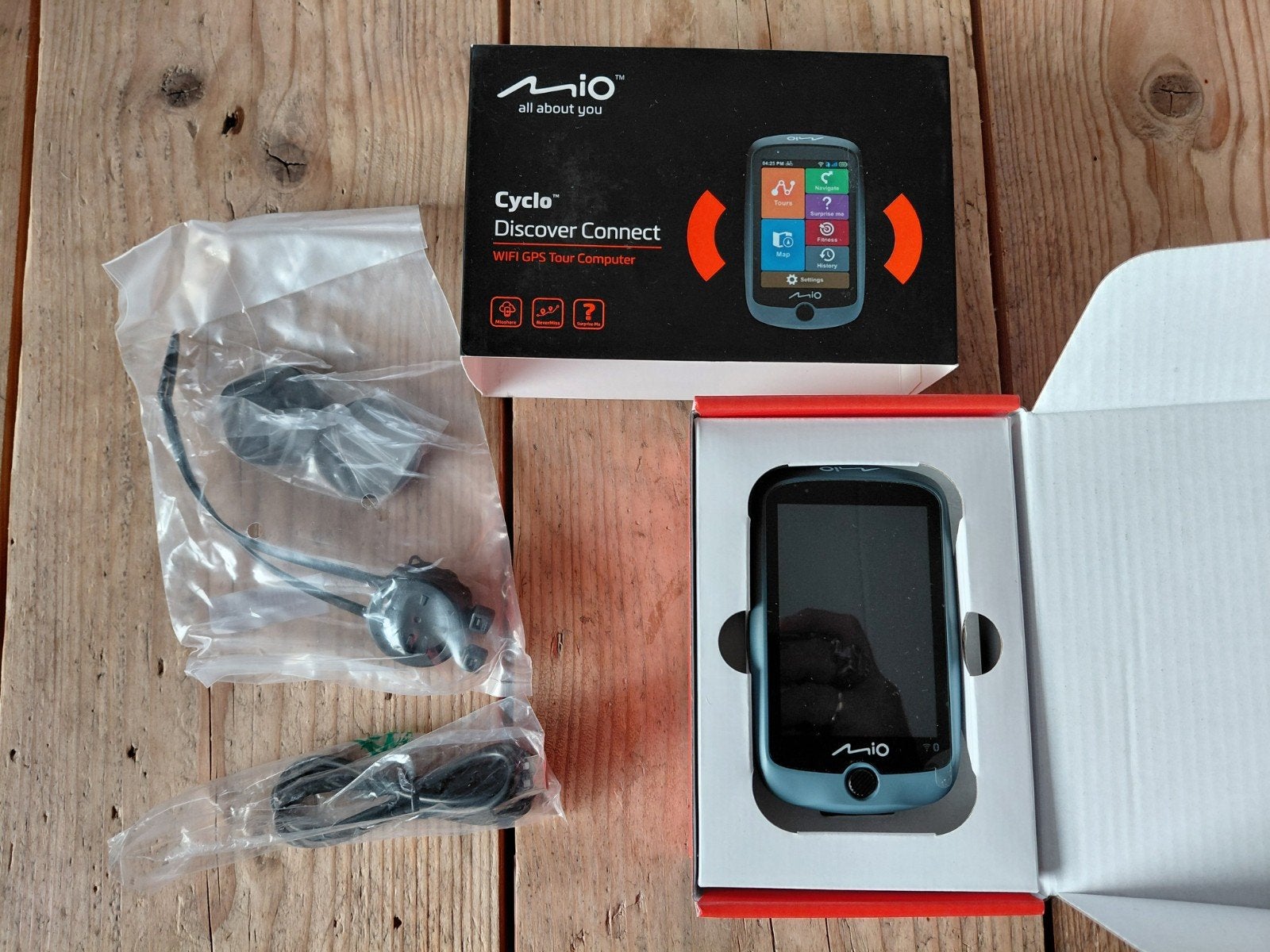 Mio Discover Connect fiets navigatie, Fietsen en Brommers, Fietsaccessoires | Fietscomputers, Ophalen, GPS, Nieuw