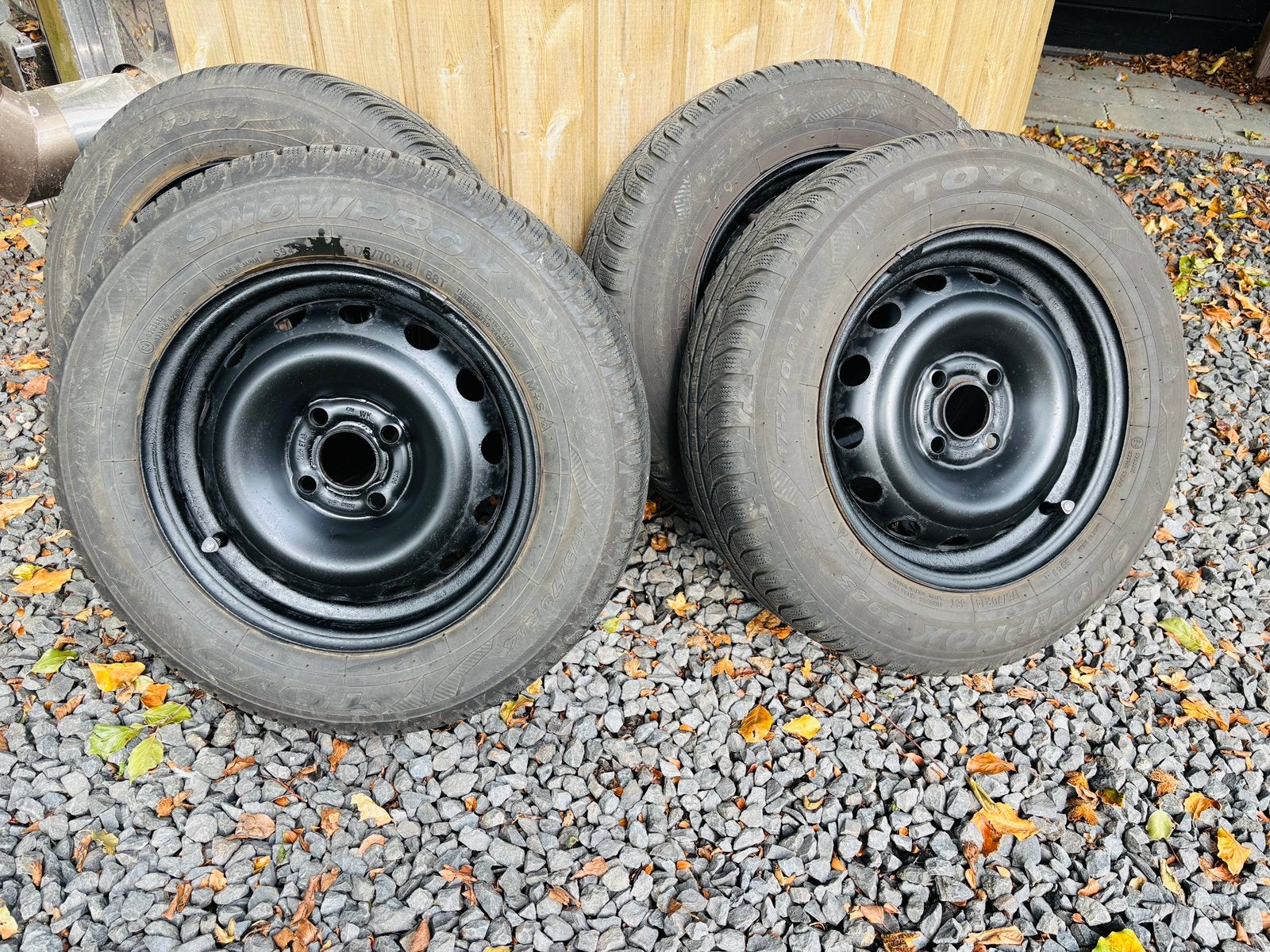 Setje winterbanden Opel Corsa D, Auto-onderdelen, Ophalen, 14 inch, Gebruikt, 175 mm