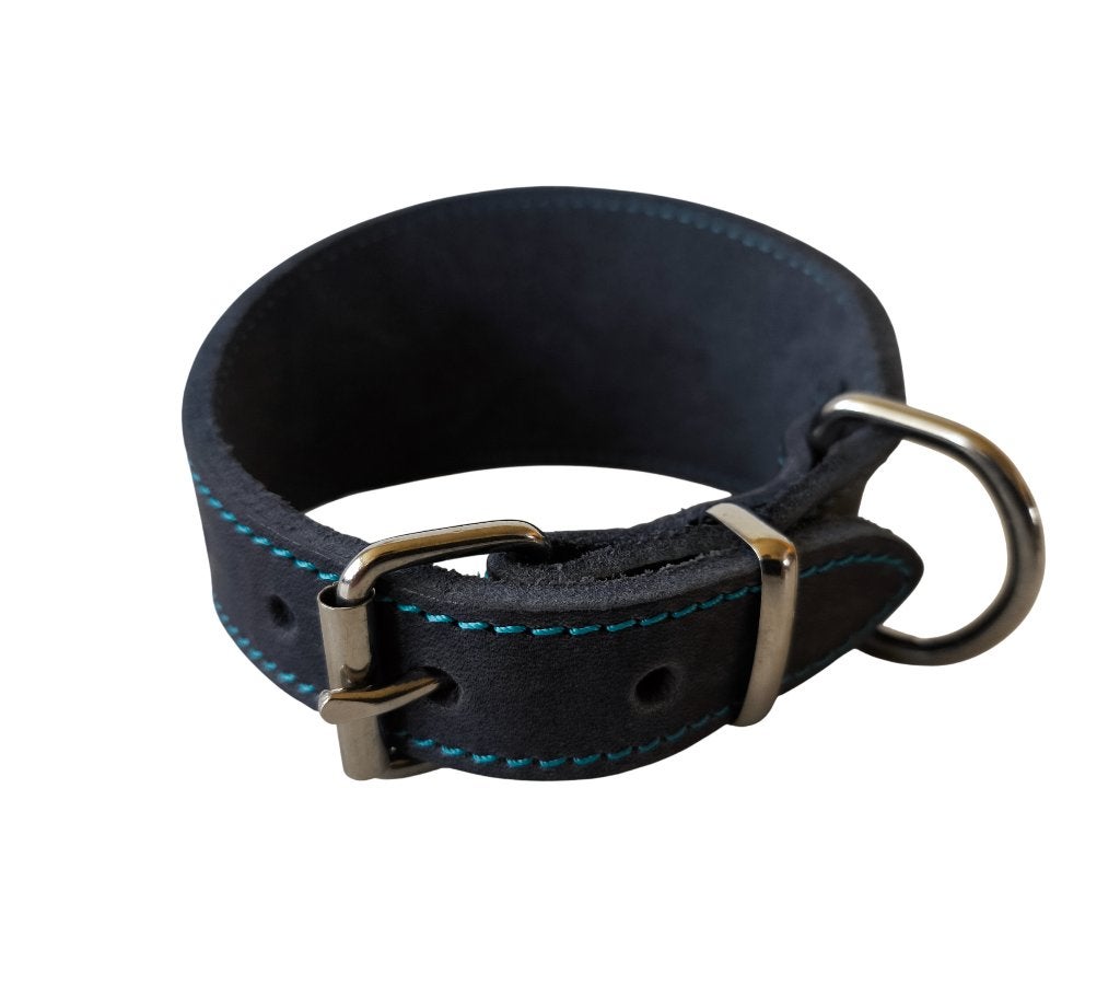 JACK AND VANILLA Whippet Halsband Blauw Nek 26-30 cm -40%!!!, Ophalen of Verzenden, Handgemaakt, Nieuw