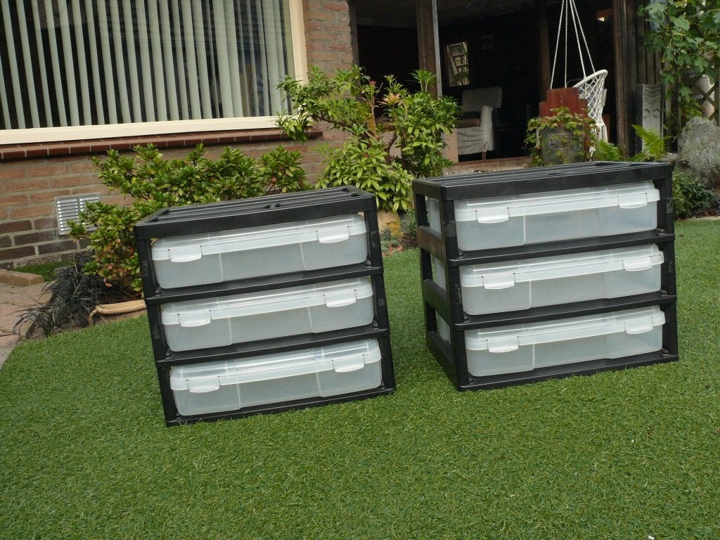 IRIS Organizer set met afsluitbare bakken bv voor speelgoed, Doos, 60 cm of meer, Minder dan 35 cm, Ophalen of Verzenden