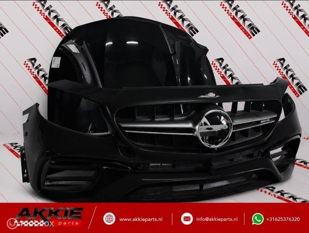 W213 S213 Mercedes E63 voorkop AMG bumper Motorkap spatbord, Gebruikt, Ophalen of Verzenden