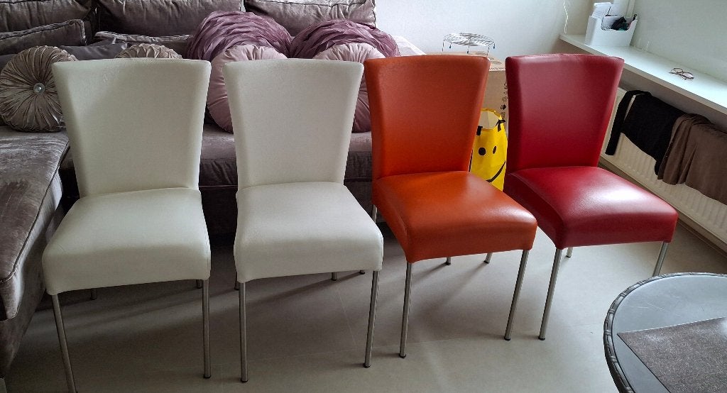 Stoelen, Huis en Inrichting, Stoelen, Ophalen, Gebruikt, Overige kleuren, Vier