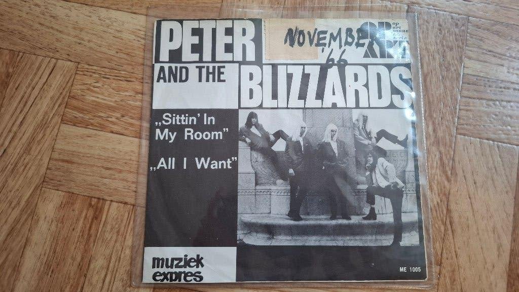 Single - Peter And The Blizzards – Sittin' In My Room, Gebruikt, 7 inch, Ophalen of Verzenden, Rock en Metal