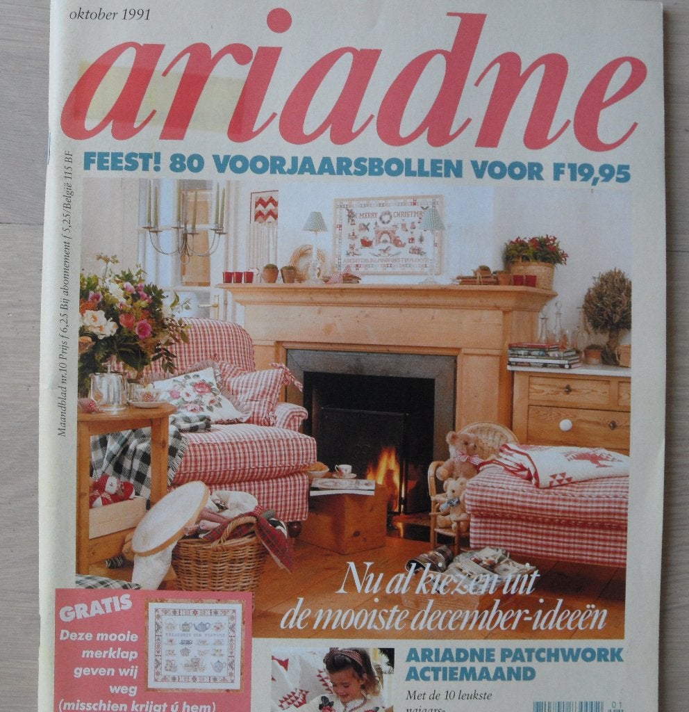 Ariadne met het bekende kerst merklap zie fotos nieuw, Hobby en Vrije tijd, Borduren en Borduurmachines, Ophalen of Verzenden