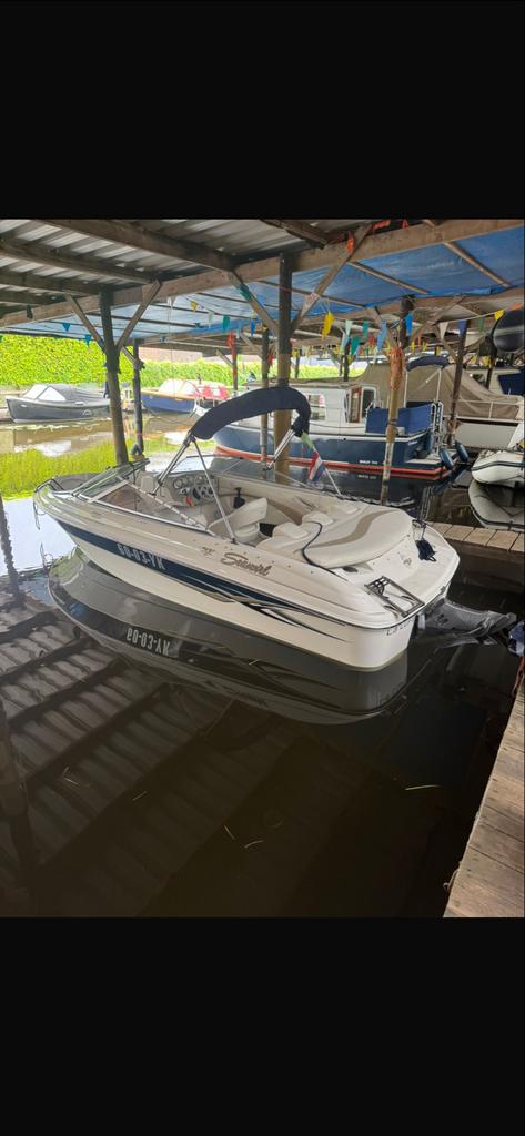 Nette Speedboot met zuinige Volvo Penta 3.0 + dubbelas trail, Watersport en Boten, Speedboten, Ophalen, Gebruikt, Binnenboordmotor